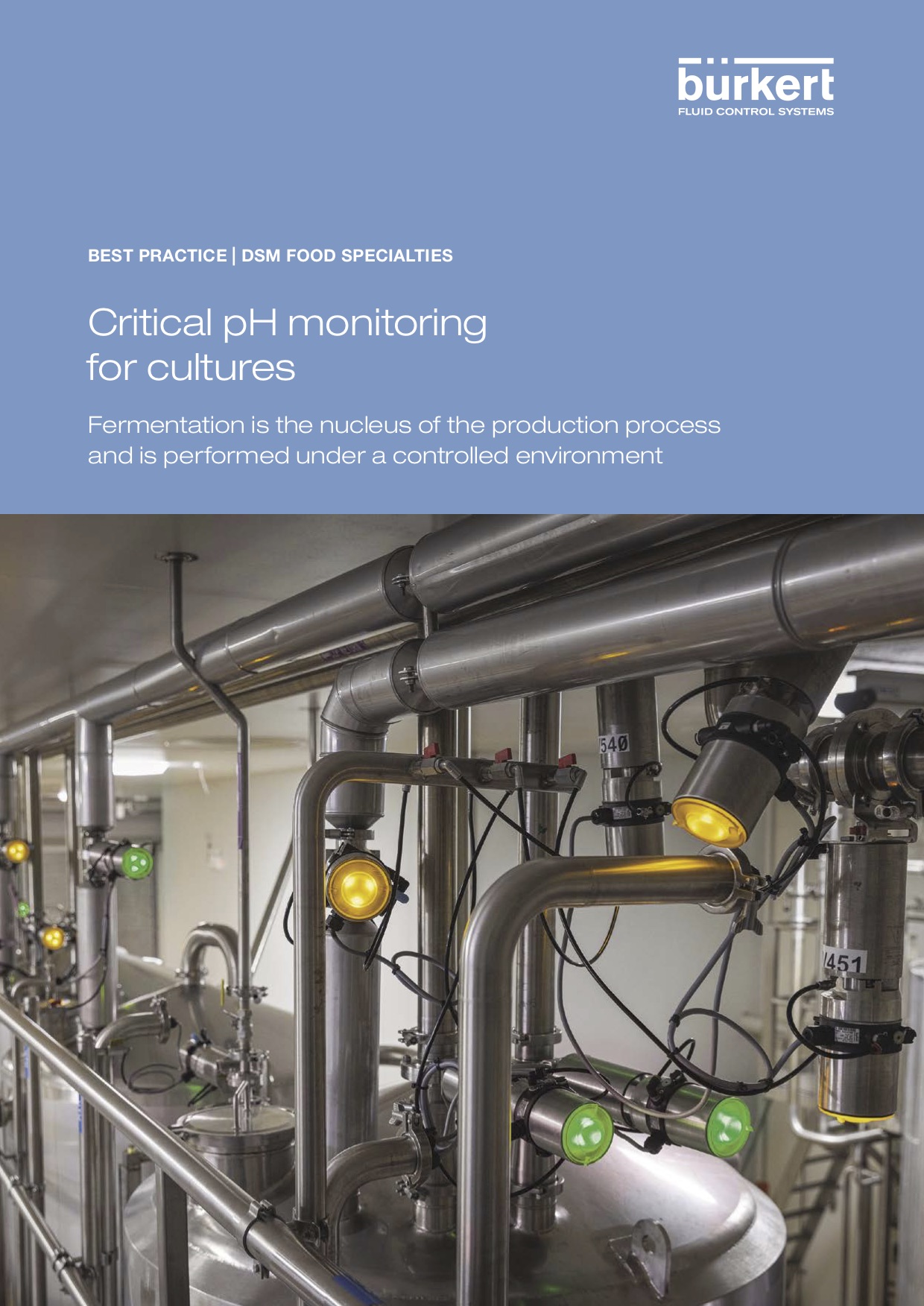 Critical pH monitoring for cultures