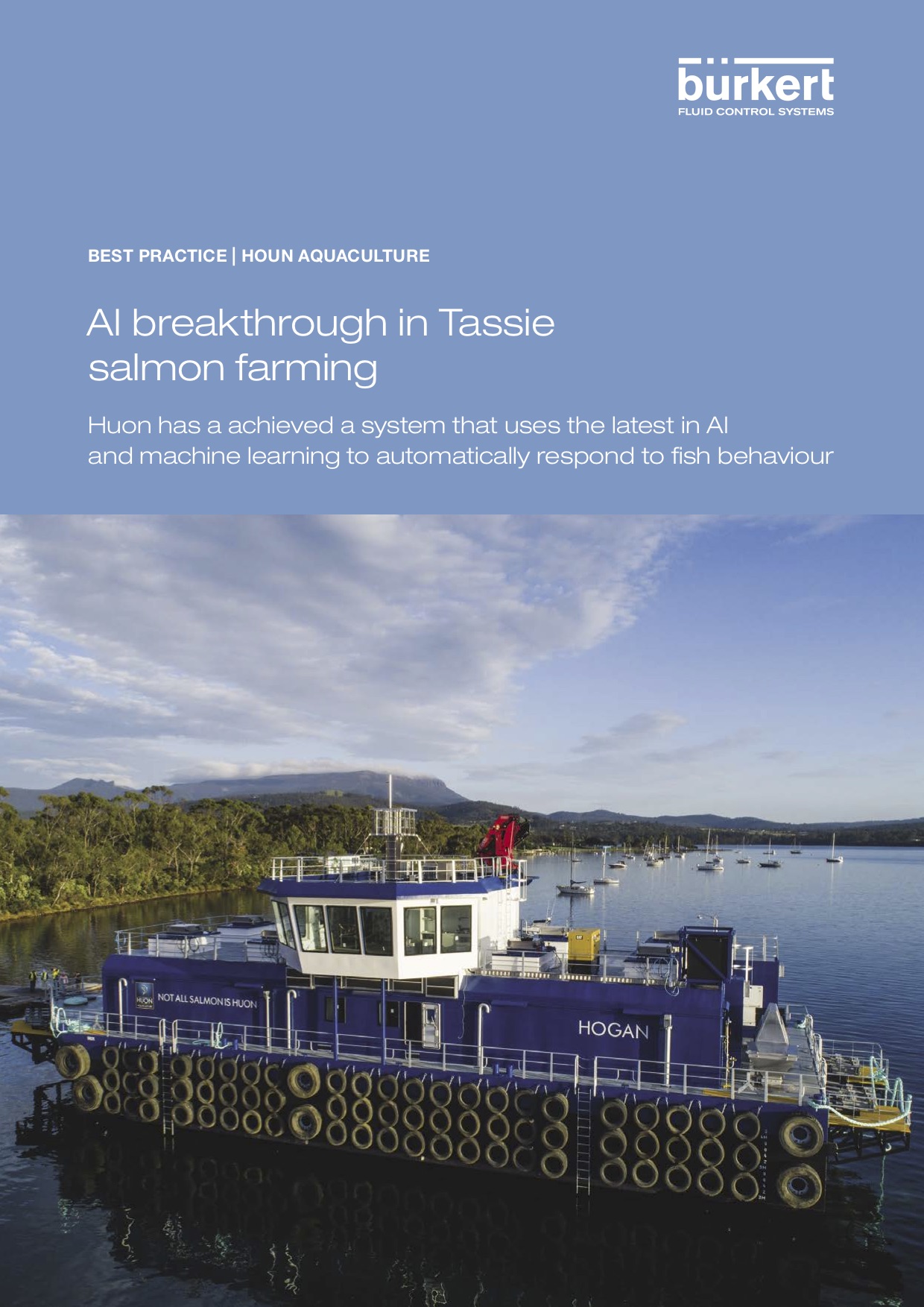 AI breakthrough in Tassie salmon farming: System uses AI and machine learning to automatically respond to fish behaviour.